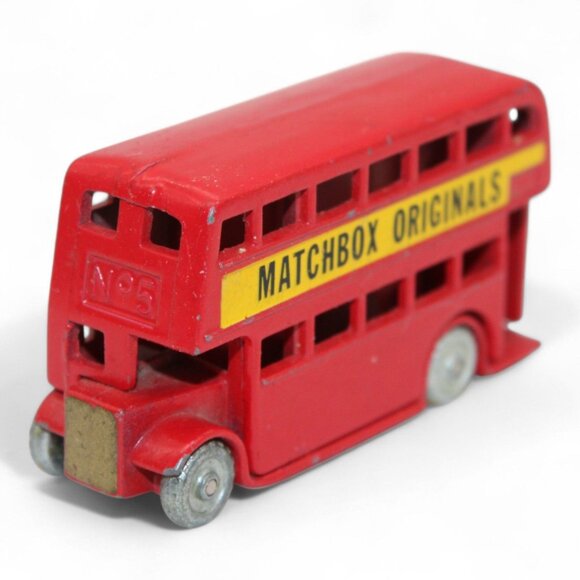 1988 Matchbox Originals London Double Decker Bus Red - Picture 1 of 7